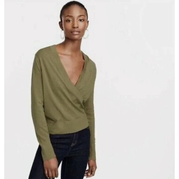 j crew wrap sweater